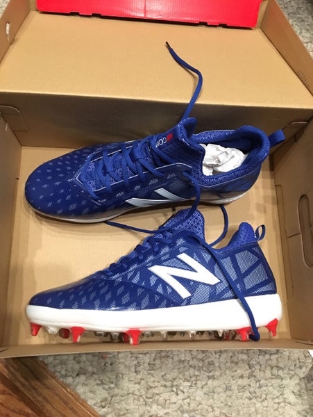 Brand New (NEW BALANCE Baseball Cleats) Size 12 W/box. Dark Royal Blue/light Navy