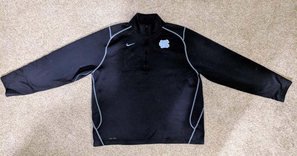 Nike UNC Tar Heels Dri-FIT quarter zip size XL