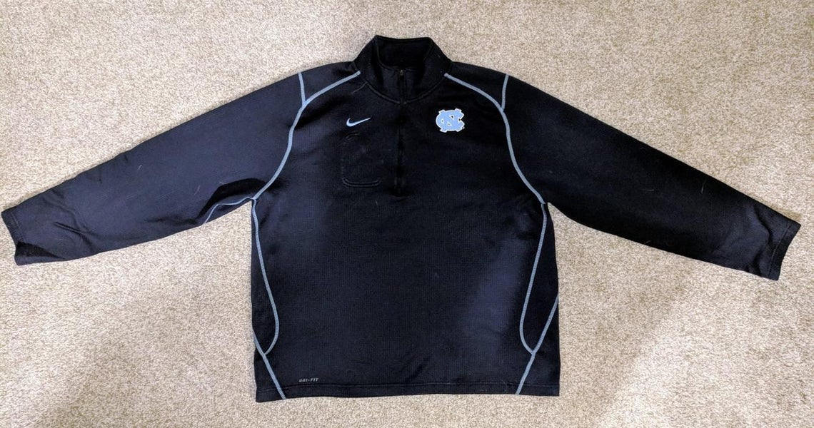 Nike UNC Tar Heels Dri-FIT quarter zip size XL