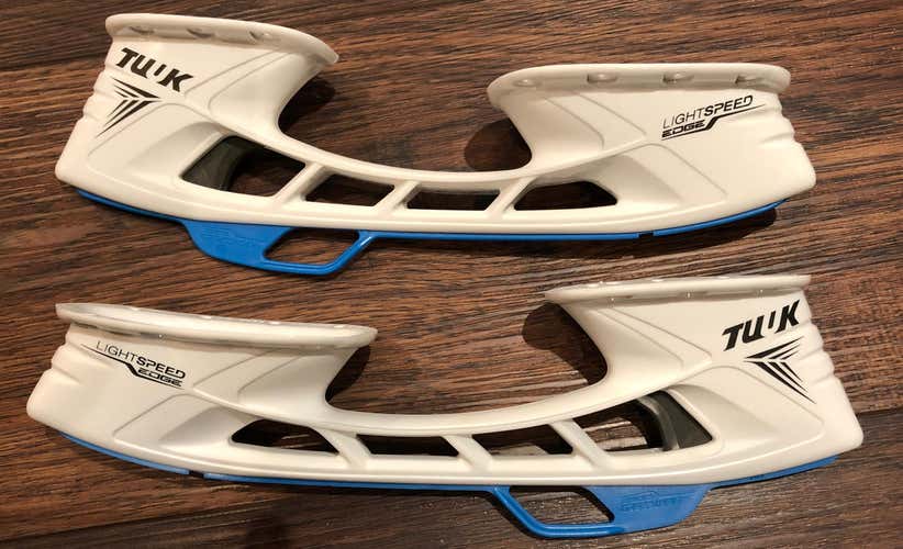Pair of Bauer Tuuk Lightspeed Edge LS Replacement Skate Blade Holders 263 mm