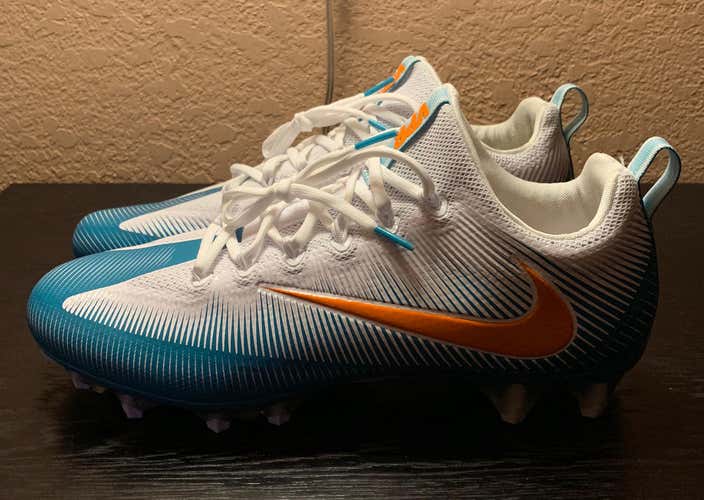 Nike Vapor Untouchable Pro PF Football Cleats Miami Dolphins 925423-317