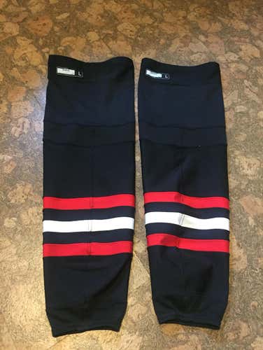 Pro Stock Chicago Blackhawks Rare 3rd Jersey Socks