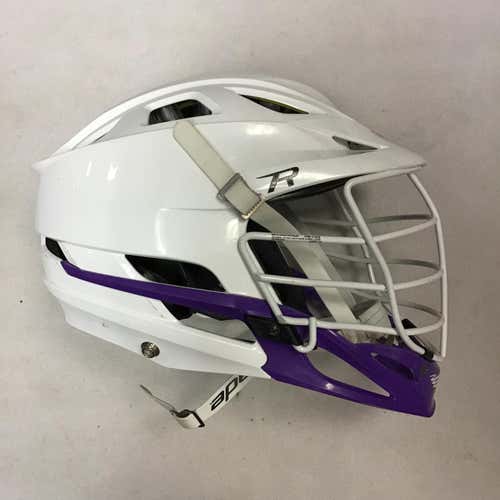 Cascade R Adjustable Lacrosse Helmet Large White And Purple
