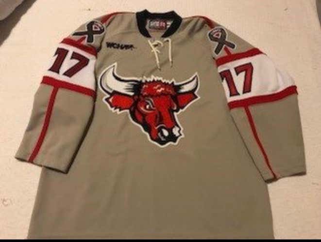 UNO Mavericks Leap For Cancer Game Worn Jersey