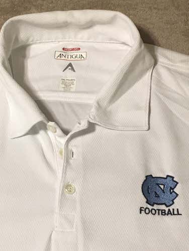 UNC Football Polo Shirt By Antigua Men’s XXL