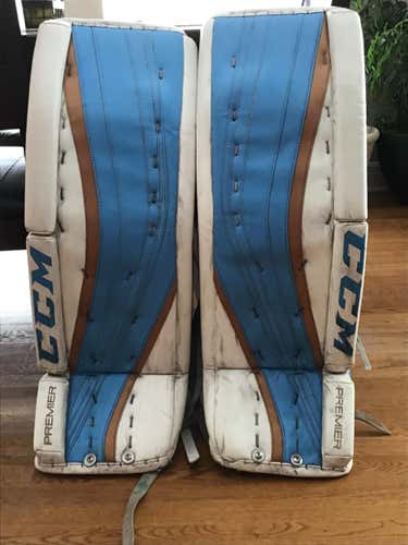 CCM Premier Pro Goalie Leg Pads Senior Pro Stock 33+2