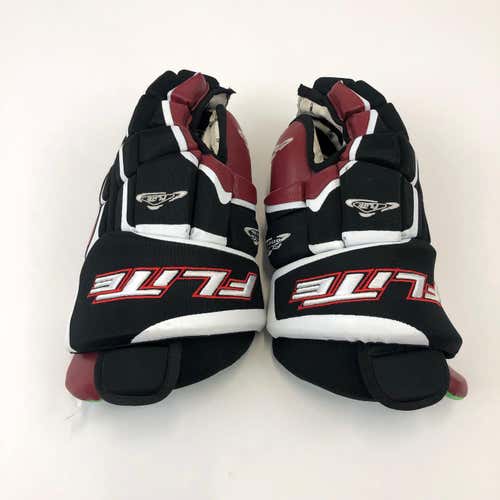 Like New Red, Black, and White Flite Hockey Gloves - 15"