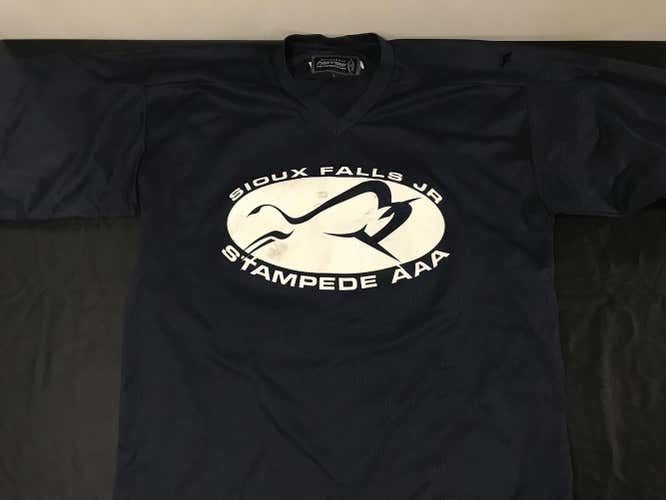Navy Sioux Falls Stampede Practice Jersey - Large #44