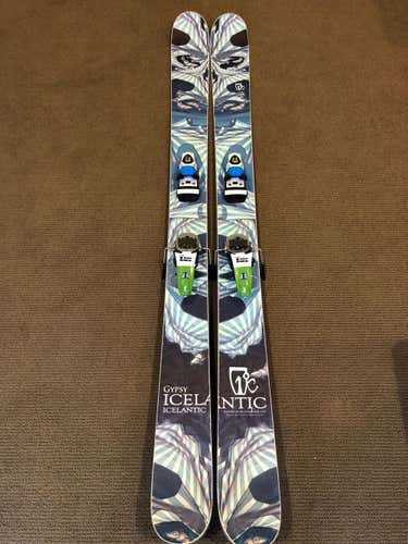 Icelantic Gypsy Skis - 125 under foot - Big Mountain-powder - skis only no bindings