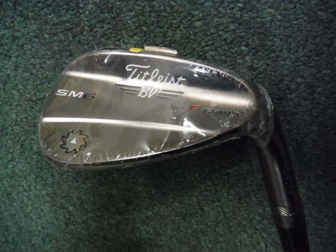 New RH Titleist Vokey SM6 Steel Grey Wedge 52-12 F Grind