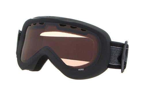 Giro Verse Adult Snow Goggles - Medium - Gray Stripe with Amber Rose Lens - NEW