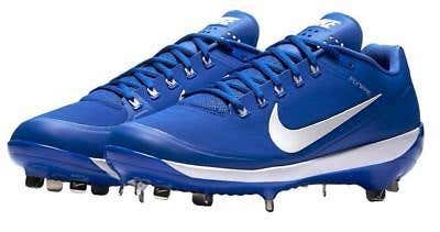 NIKE AIR ALPHA CLIPPER '17 PRO MAX BASEBALL CLEATS 10 METAL SPIKES FLYWIRE $100 BRAND NEW ROYAL BLUE