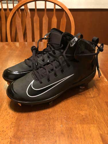 Brand. We Nike Huarache 11 High Black Nike Metal Baseball Cleats