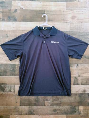 OHL Ontario Hockey League ERIE OTTERS Embroidered Staff Polo Shirt