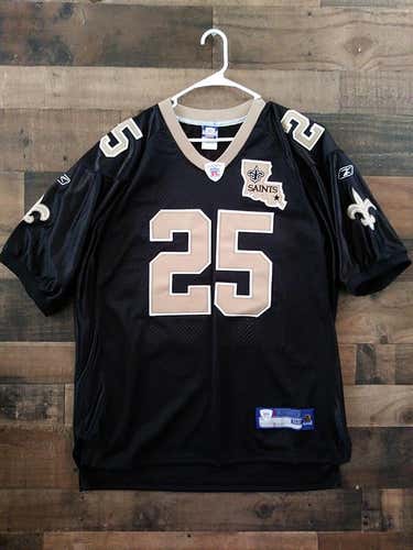Reebok NFL Football NEW ORLEANS SAINTS #25 Reggie Bush Player Jersey