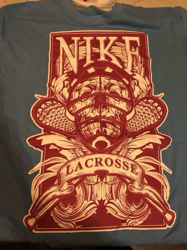 Nike baby blue Lacrosse Shirt