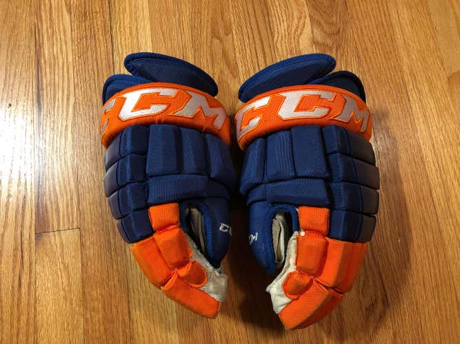 Edmonton Oilers Pro Stock CCM Gloves