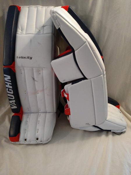 Vaughn Velocity Leg Pads 34" +1.5" - Islanders colors