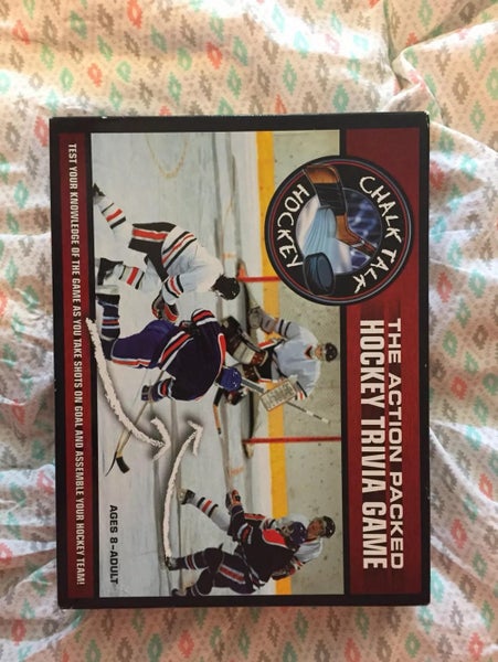 BRAND NEW, USED ONCE Chalk Talk Hockey Trivia Board Game