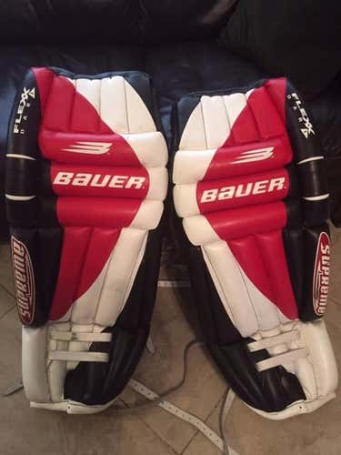 Bauer Supreme Sr. Pro Flex Dart Goalie Pads 33"