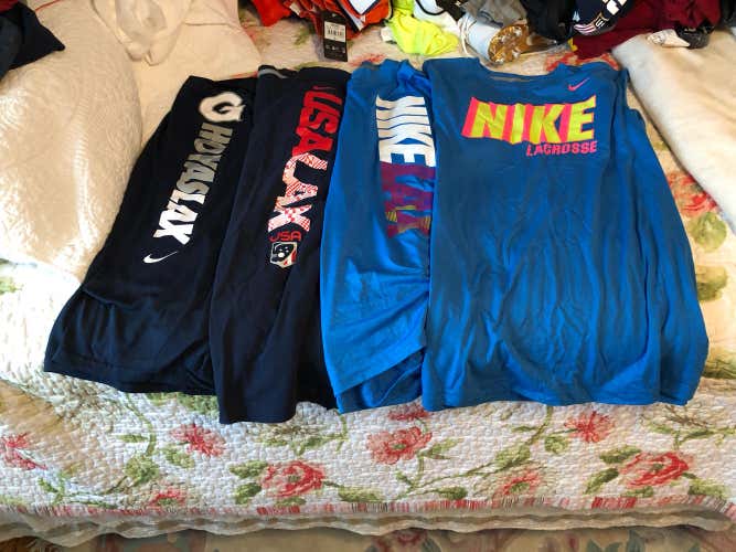 Nike Lacrosse Shirts (10 Per Shirt Or 30 Total)