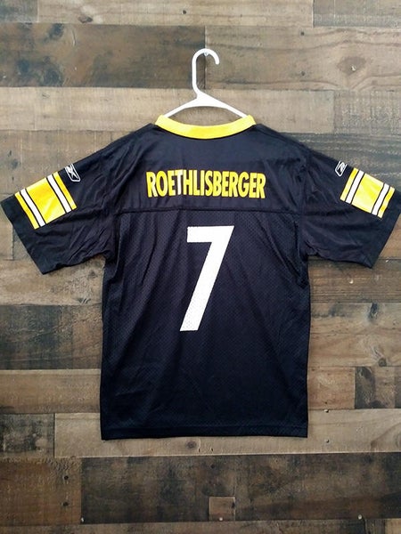 Pittsburgh Steelers #7 Ben Roethlisberger Jersey Youth Large NFL