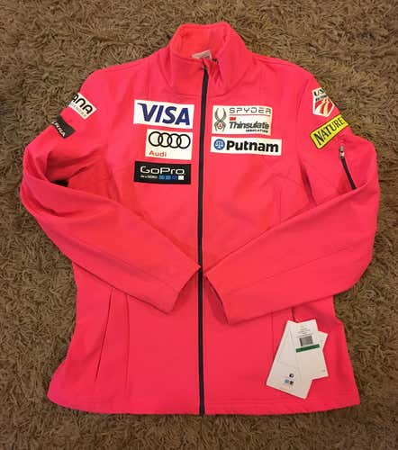 New US Ski Team Woman’s Soft-shell Jacket - Size Large