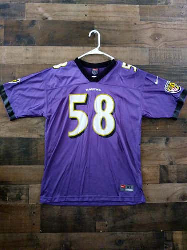 Vintage Nike NFL Football BALTIMORE RAVENS #58 Peter Boulware Player Jersey