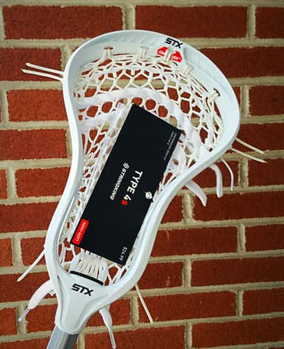NEW STX Ultra Power Lacrosse Head Hand Strung w/ StringKing 4S