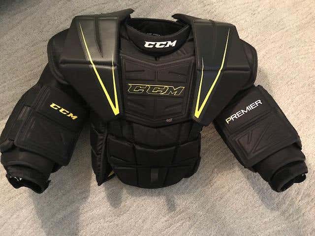 CCM Premier Pro Medium Goalie Chest and Arm Protector Goalie Chest Protector Senior Pro Stock