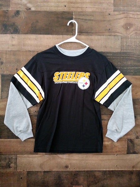 Reebok, Shirts, Authentic Pittsburgh Steelers Throwback Jersey