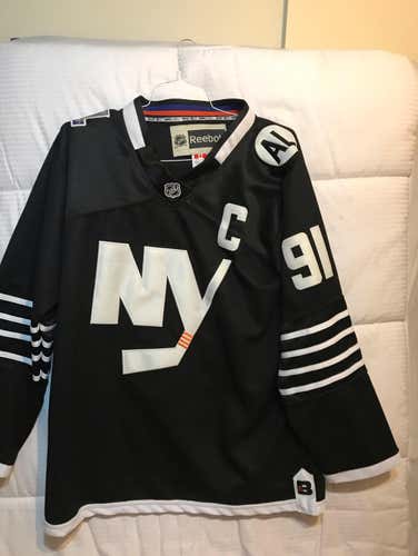 New John Tavares Replica Black 3d Jersey