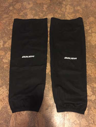 New Bauer Socks, Large Black Jersey
