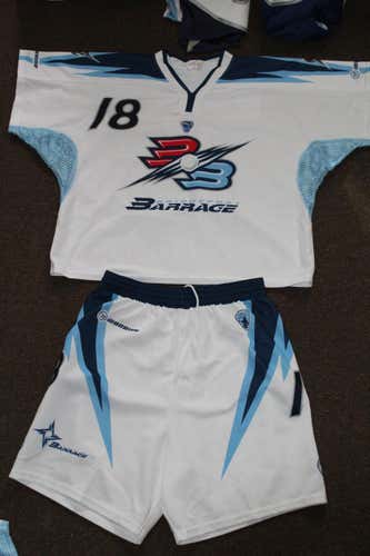 Bridgeport Barrage Game worn MLL championship Uniform