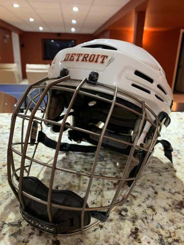White Bauer Helmet