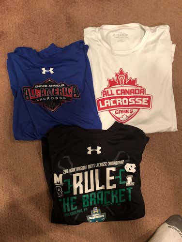 3 Lacrosse Shirts