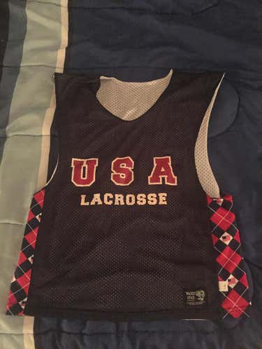 (Youth XL) USA Lacrosse Pinnie