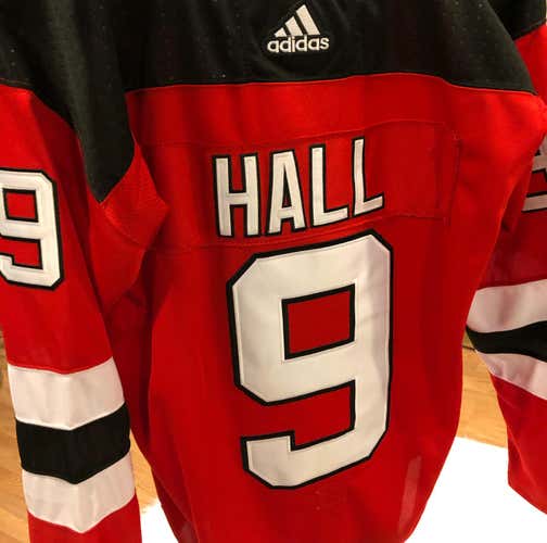 TAYLOR HALL #9 New Jersey Devils Game Replica Jersey