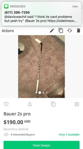 New Bauer Stick Lefty Heel Intermediate