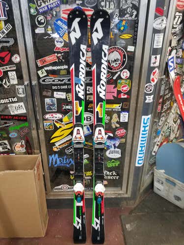 Nordica Doberman 156 World Cup SL Skis with Marker XCell 16's