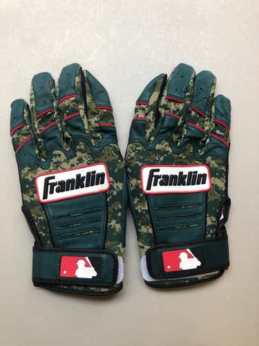 New Dustin Pedroia Camo Franklin Batting Gloves Small