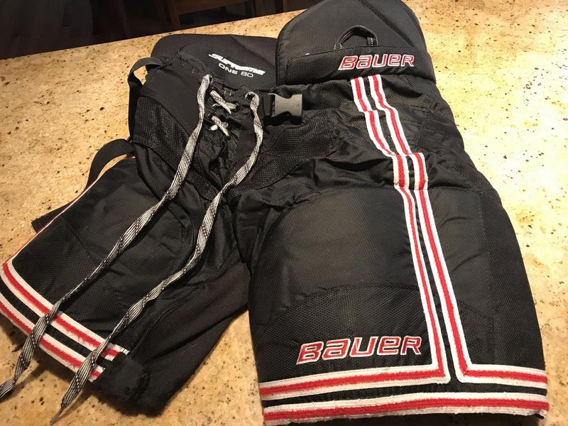 Bauer Supreme One80 Pants Red and White trim