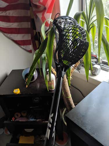 Complete Stick! ALL BLACK Brand New Warrior Evolyte X on STX ALLIANCE SHAFT complete stick