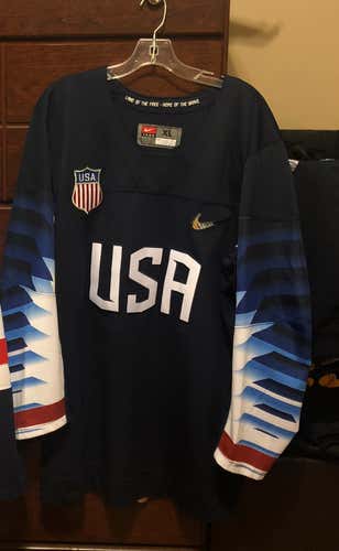 NIKE 2018 USA OLYMPIC JERSEY NAVY