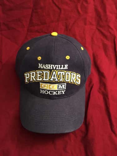 Old Vintage Nashville Predators NHL Hockey CCM Hat - Adjustable