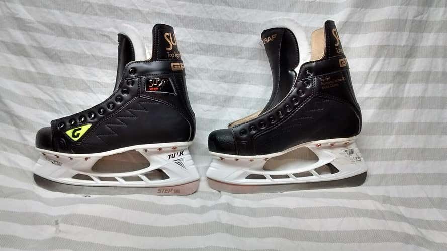 New Graf Skates Senior Size 8 R Custom