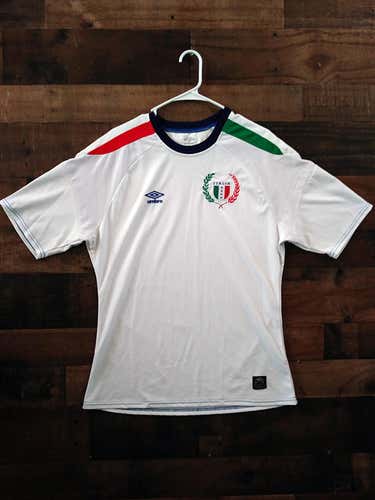 New Umbro FIFA Soccer ITALY ITALIA National Team Embroidered Jersey
