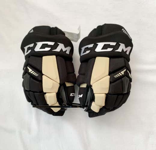 NEW CCM Gloves HG Tacks 13’ Black/Gold Penguins Prostock