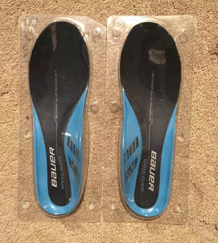 (NEW) Bauer Speed Plate Insoles, Size: 8,5