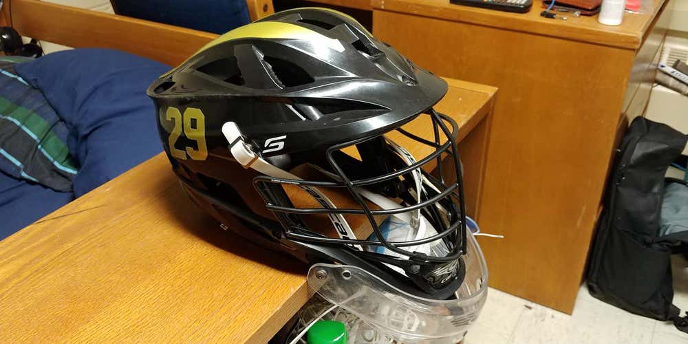 Cascade S all black gold decals